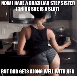Brazilian Anal Porn Captions - Brazilian Caption GIFs - Porn With Text