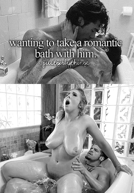 Justgirlythings - Wanting to take a romantic bath with him - Porn With Text