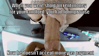 Female Pov Porn Captions - Blowjob for Landlord - Porn With Text