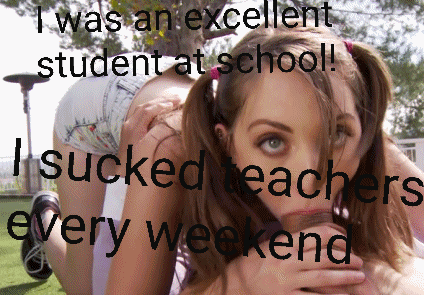 Porn Student Captions - She's a good student - Porn With Text
