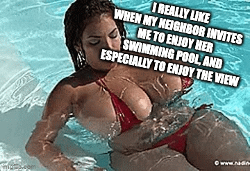 Swimming - Porn With Text
