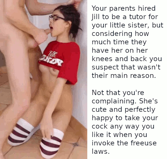 Freeuse Laws - Little Sister's Tutor - Porn With Text