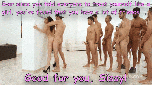 500px x 281px - Sissy 0030 - Lots of friends fuck a Sissy - Porn With Text