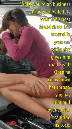 Women Fucking In Cars Porn Captions - Car Sex Caption GIFs - Porn With Text