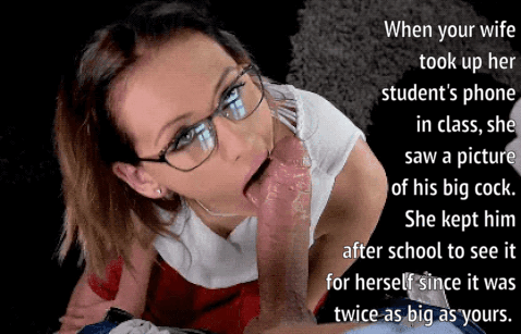 Married teacher cheats with her well-hung student - Porn With Text
