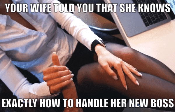 Black Girl Giving Handjob Captions - Your MILF slut wife is giving handjobs to guys at work CUCKOLD CAPTIONED -  Porn With Text