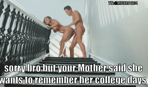 Friends Mom Caption GIFs - Porn With Text