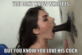 Black Cock Caption GIFs - Porn With Text