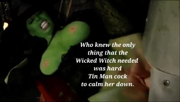 Brandy Aniston Wicked Witch Caption