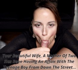 Cheating wife blows teen neighbor