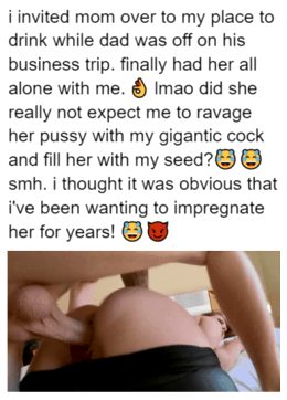 Filling mom with my seed