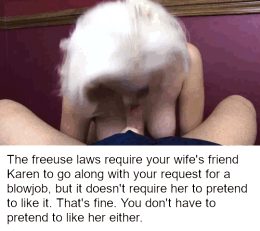 Freeuse Laws – Wife's Friend Karen
