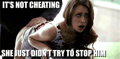 It's not cheating