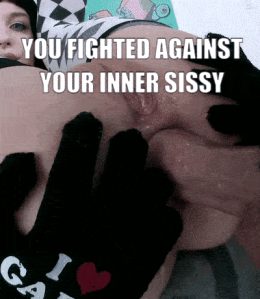 just surrender, your sissy hole is mine