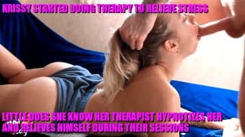 Krissy is so easy to hypnotize that her therapist started coming over and have sessions in her room, you weren't allowed to join.