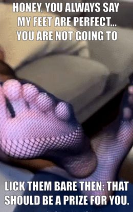 Let's make it hotter you worshipping my feet