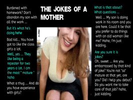 Mother make jokes for son's classmate, but ends up fucked and pregnat