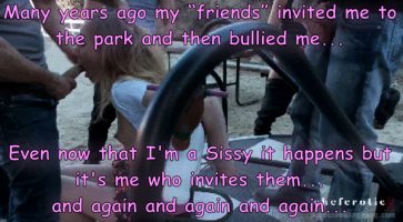 Sissy 0191 – Sissy and her friends at the park – By SissyLoo