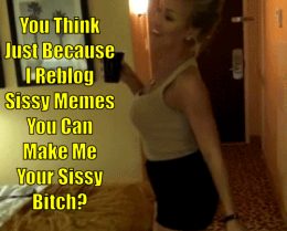 Sissy Memes To A Sissy Bitch